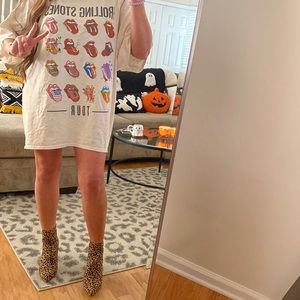 Super cute oversized Rolling Stones T-shirt dress NWT